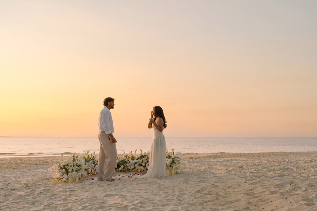 Khaolak photographer, Khaolak photography, Khaolak surprise proposal photography, Surprise proposal, Surprise proposal decoration in Khao Lak