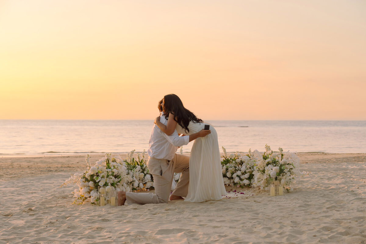 Khaolak photographer, Khaolak photography, Khaolak surprise proposal photography, Surprise proposal, Surprise proposal decoration in Khao Lak