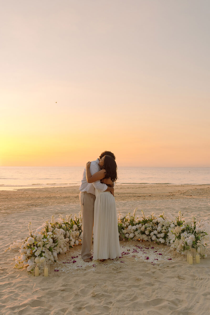 Khaolak photographer, Khaolak photography, Khaolak surprise proposal photography, Surprise proposal, Surprise proposal decoration in Khao Lak