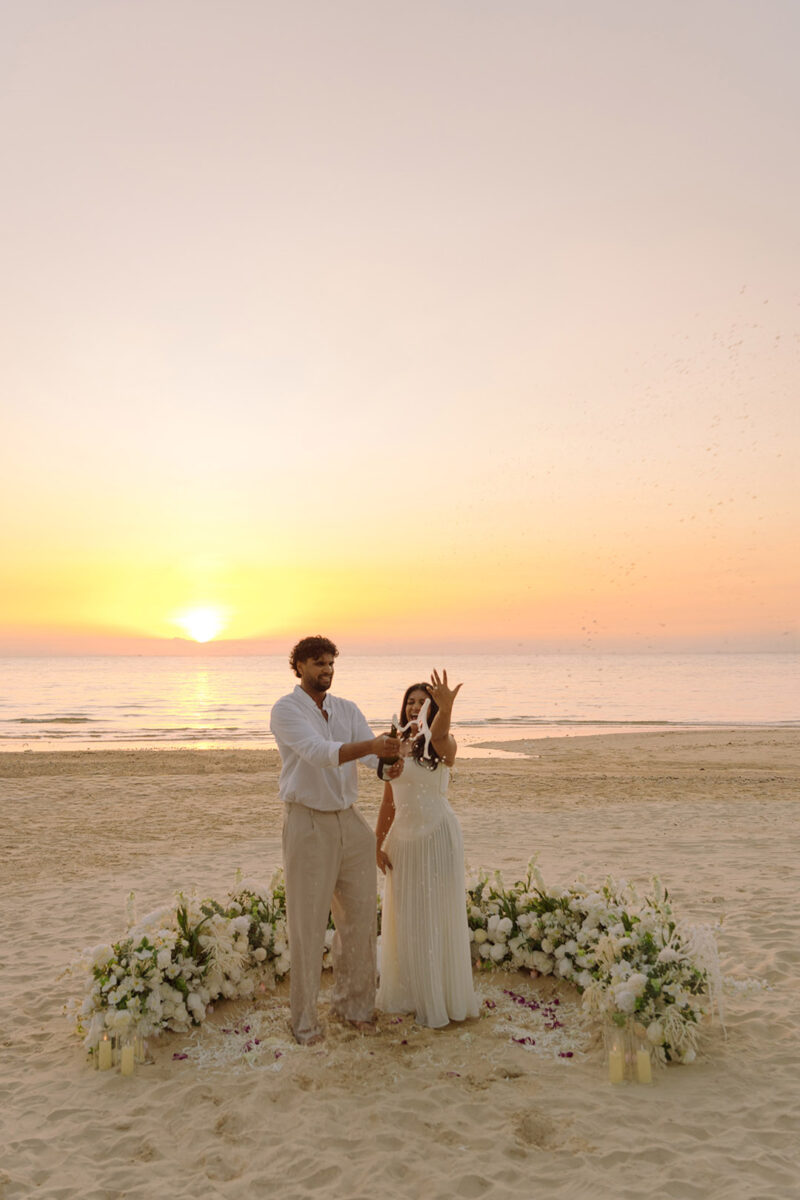 Khaolak photographer, Khaolak photography, Khaolak surprise proposal photography, Surprise proposal, Surprise proposal decoration in Khao Lak